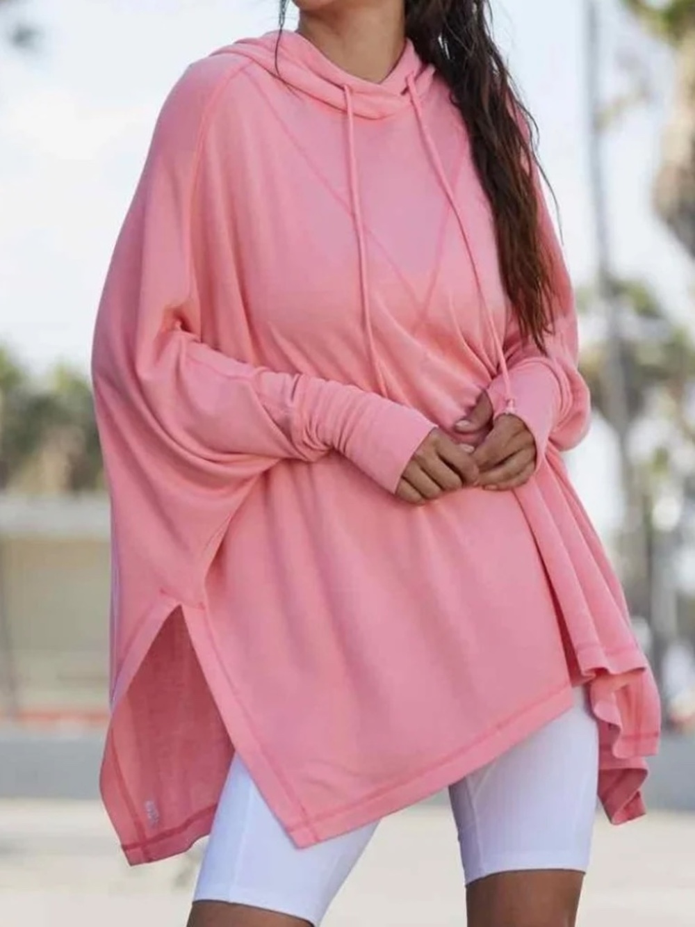 Free People Movement Coral Swingin It Hoodie Size Small
